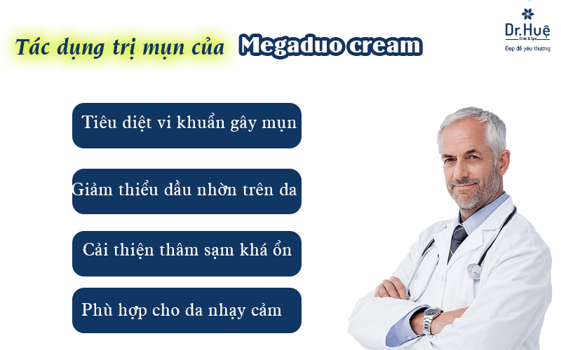 Tác dụng trị mụn của Megaduo cream