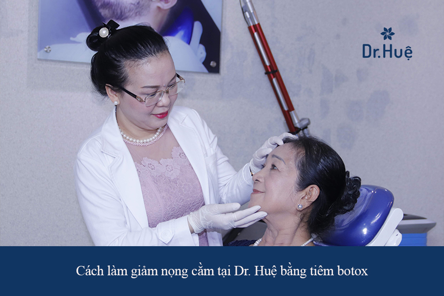 Cách làm giảm nọng cằm bằng tiêm botox