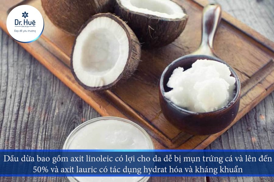 Lợi ích của dầu dừa đối với làn da