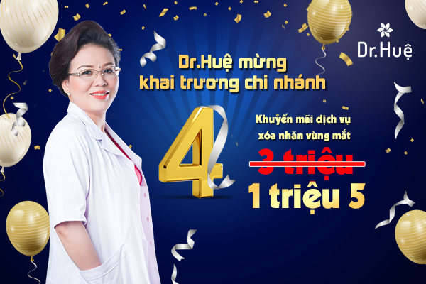 Khuyến mãi xóa nahnw vùng mắt
