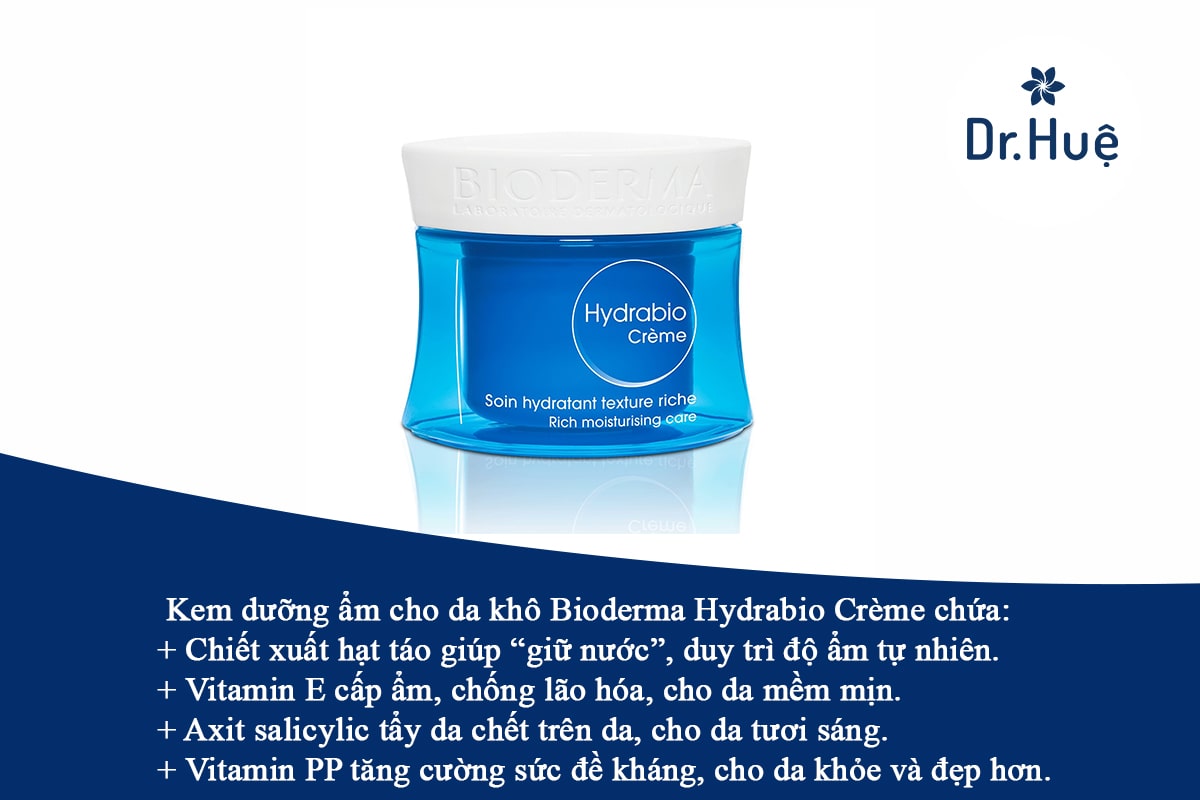 Kem dưỡng ẩm cho da khô Bioderma Hydrabio Crème
