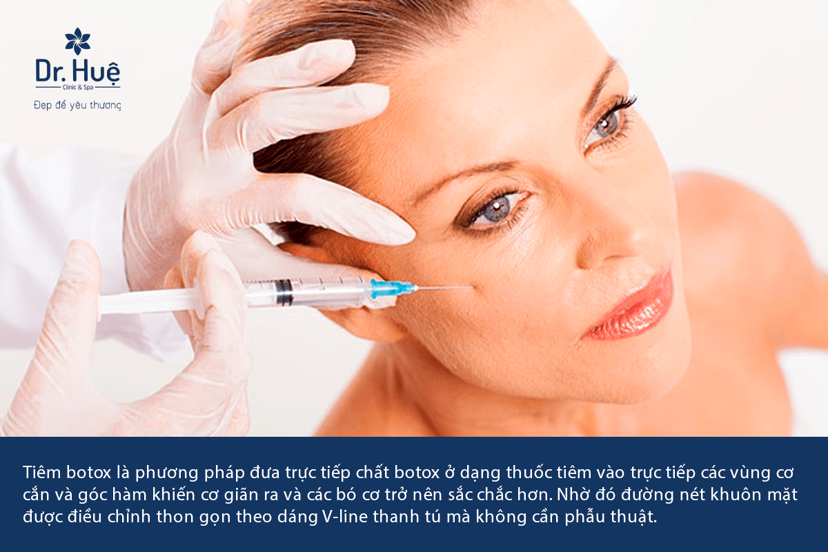 Tác dụng của phương pháp tiêm botox đối với gương mặt