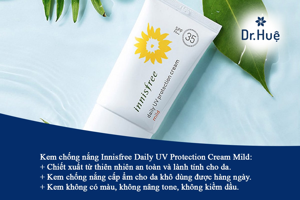 Kem chống nắng Innisfree Daily UV Protection Cream Mild 