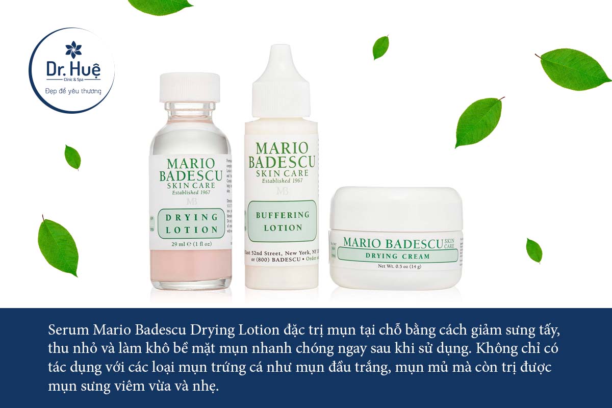 Serum Mario Badescu Drying Lotion tác dụng hiệu quả rất tốt cho da mụn