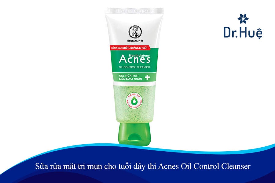 1. Sữa rửa mặt trị mụn cho tuổi dậy thì Acnes Oil Control Cleanser
