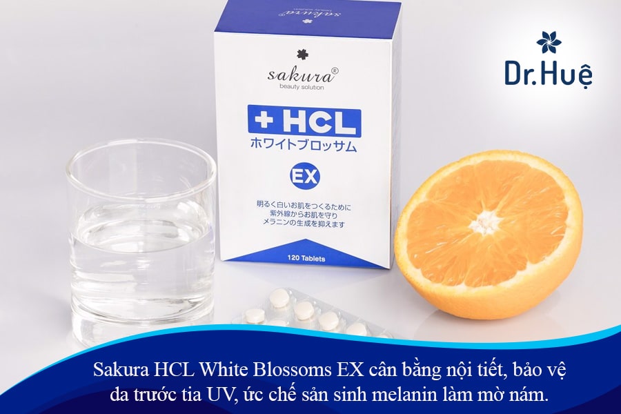 Thuốc trị nám da Sakura HCL White Blossoms EX